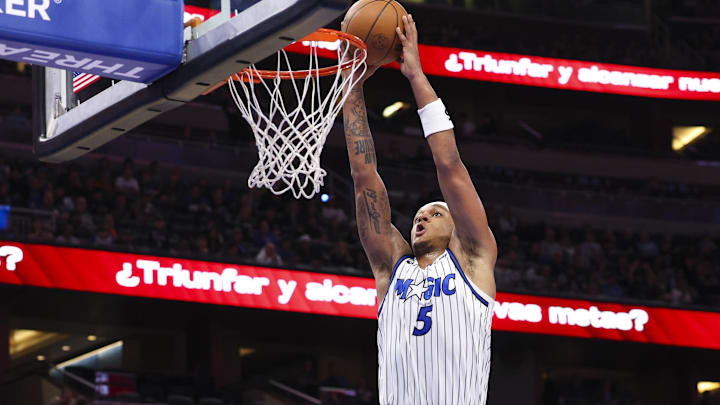 Magic star Paolo Banchero will miss Friday's game with a groin strain.