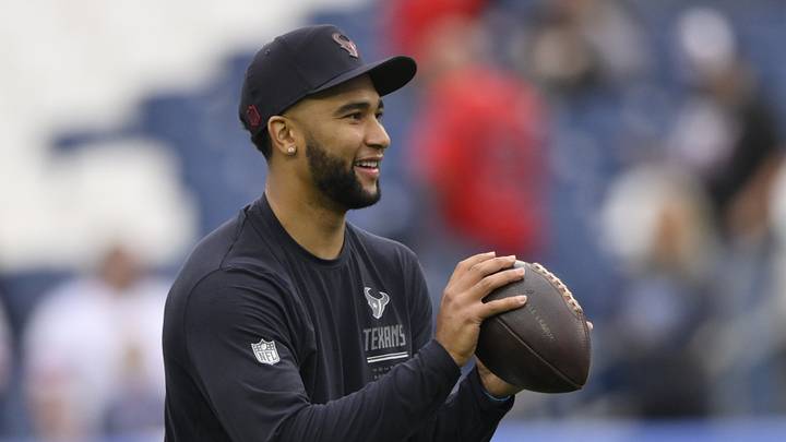 Oct 11, 2026; Nashville, Tennessee, USA; Houston Texans quarterback C.J. Stroud (7) warms up against the against Tennessee Titans at Nissan Stadium. Mandatory Credit: Steve Roberts-Imagn Images Oct 11, 2026; Nashville, Tennessee, USA; Houston Texans quarterback C.J. Stroud (7) warms up against the against Tennessee Titans at Nissan Stadium. Mandatory Credit: Steve Roberts-Imagn Images
