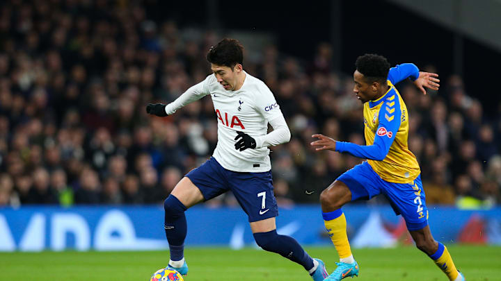 Heung-Min Son and Kyle Walker-Peters, once Spurs team mates