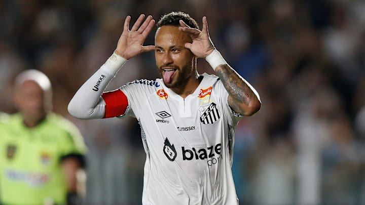 Neymar encore auteur d'un très bon match hier avec Santos