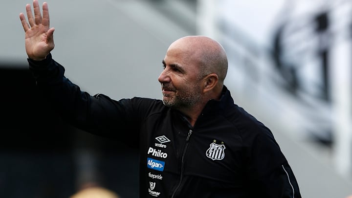 Jorge Sampaoli é o Plano A do Santos para a sequência da temporada Jorge Sampaoli é o Plano A do Santos para a sequência da temporada