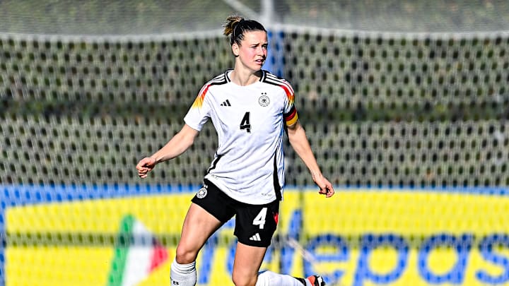 Anna Aehling für die deutsche U23 im Einsatz