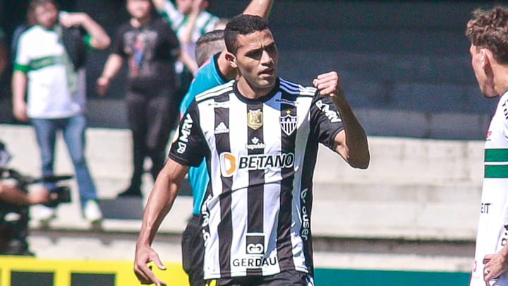 Desde que chegou ao Galo no meio do ano, o atacante soma 13 jogos e dois gols