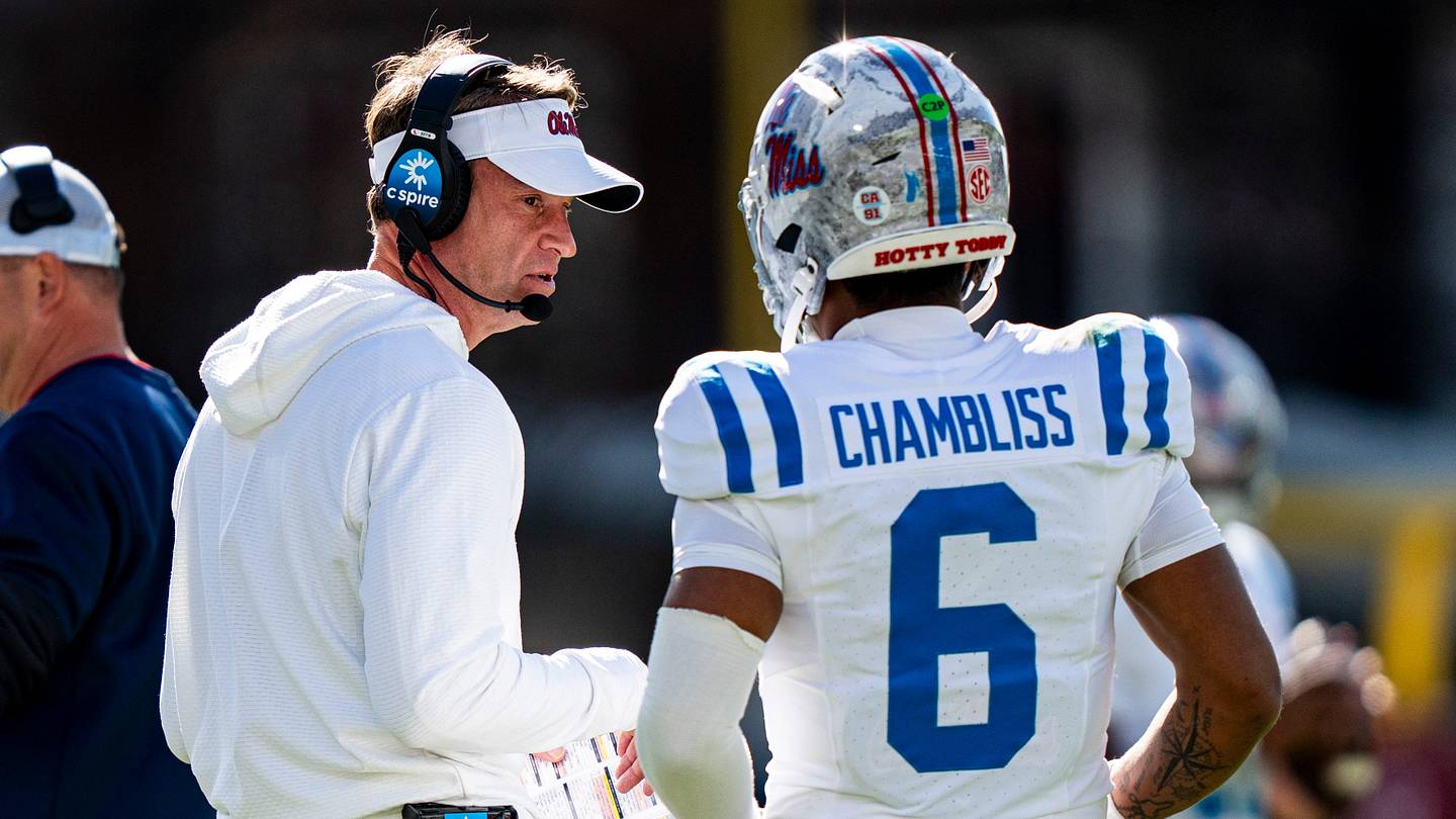Lane Kiffin Gets Blunt Reality Check Over Trinidad Chambliss' Ole Miss Success