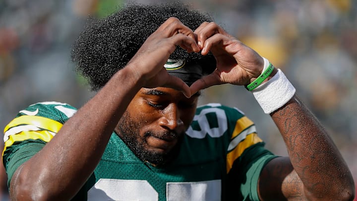 Green Bay Packers wide receiver Romeo Doubs