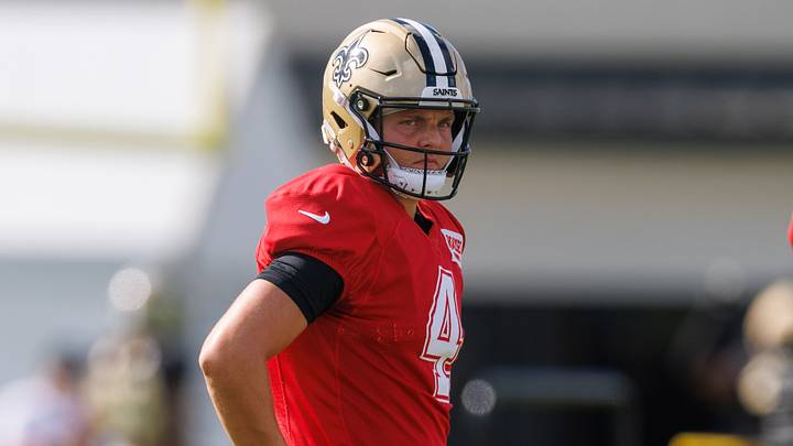 New Orleans Saints quarterback Zach Wilson New Orleans Saints quarterback Zach Wilson