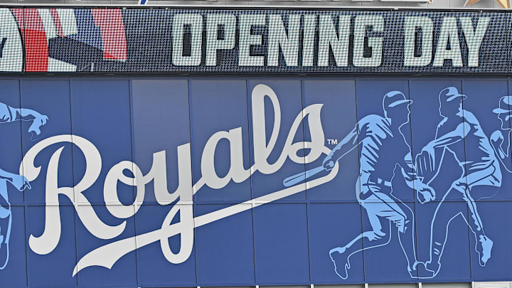 Mar 28, 2019; Kansas City, MO, USA; Opening Day at Kauffman Stadium between the Kansas City Royals