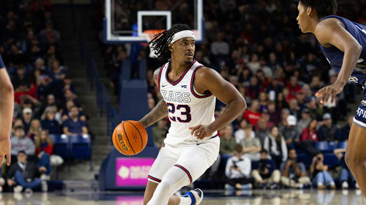 Gonzaga Bulldogs guard Adam Miller (23). Gonzaga Bulldogs guard Adam Miller (23).