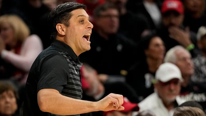 Cincinnati Bearcats head coach Wes Miller shouts in the first half of the 92nd Annual Crosstown Shootout NCAA basketball game between the Cincinnati Bearcats and the Xavier Musketeers at Fifth Third Arena on the UC campus in Cincinnati on Saturday, Dec. 14, 2024. Xavier led 31-30 at halftime. Cincinnati Bearcats head coach Wes Miller shouts in the first half of the 92nd Annual Crosstown Shootout NCAA basketball game between the Cincinnati Bearcats and the Xavier Musketeers at Fifth Third Arena on the UC campus in Cincinnati on Saturday, Dec. 14, 2024. Xavier led 31-30 at halftime.