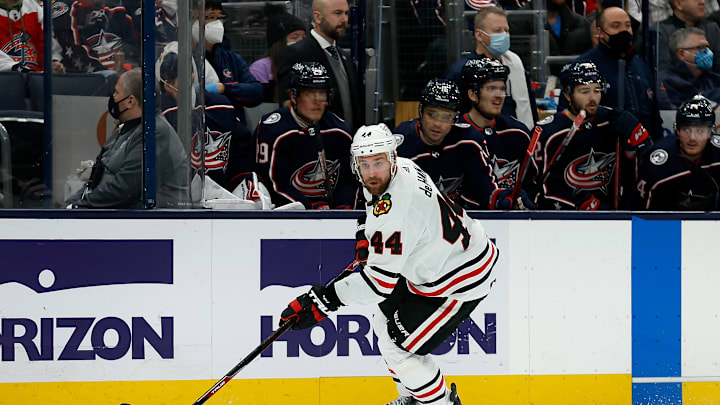 Chicago Blackhawks v Columbus Blue Jackets