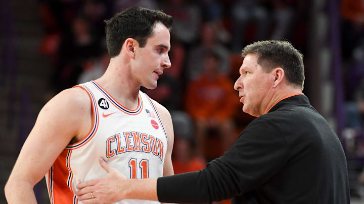 Clemson forward Nick Davidson came to the program with his brother, Blake, who redshirted for the 2025-26 season.