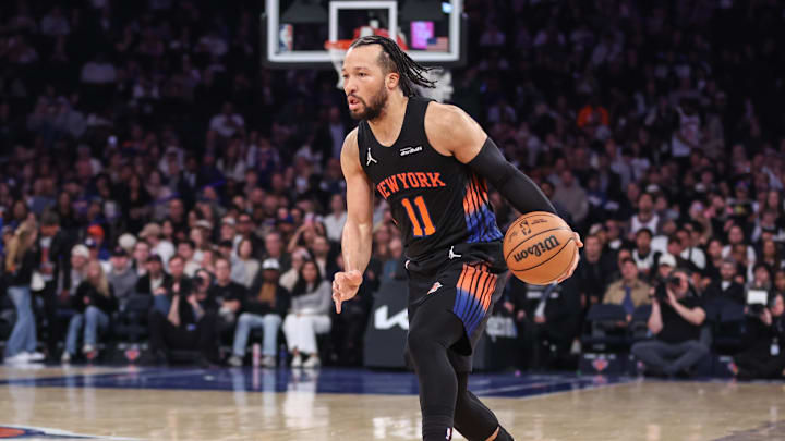 New York Knicks guard Jalen Brunson is a solid prop target on April 9. 