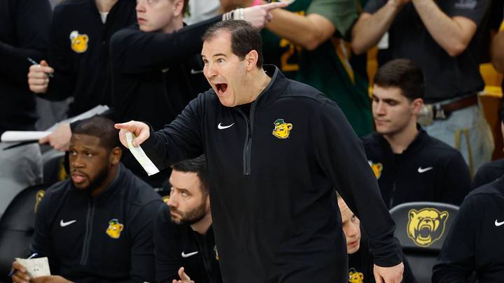 Jan 7, 2026; Waco, Texas, USA; Baylor Bears head coach Scott Drew reacts to a play during the first half against the Iowa State Cyclones at Paul and Alejandra Foster Pavilion. Mandatory Credit: Chris Jones-Imagn Images Jan 7, 2026; Waco, Texas, USA; Baylor Bears head coach Scott Drew reacts to a play during the first half against the Iowa State Cyclones at Paul and Alejandra Foster Pavilion. Mandatory Credit: Chris Jones-Imagn Images