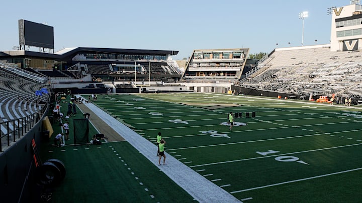FirstBank Stadium premium seating sections Thursday, Aug. 7, 2025, in Nashville, Tenn.