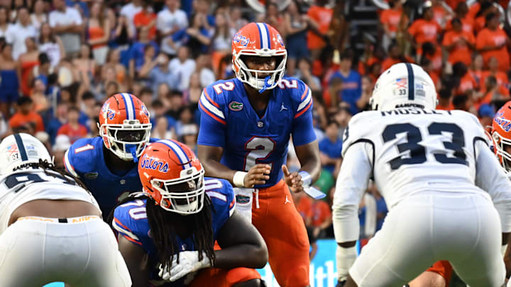 Florida Gators quarterback DJ Lagway vs. Samford Florida Gators quarterback DJ Lagway vs. Samford