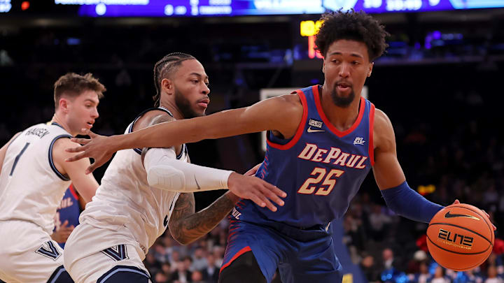 DePaul Blue Demons forward Jeremiah Oden (25). DePaul Blue Demons forward Jeremiah Oden (25).