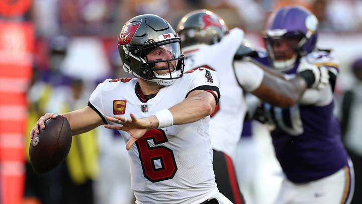 Tampa Bay Buccaneers quarterback Baker Mayfield.