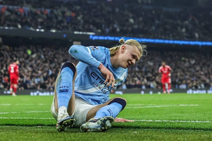 Erling Haaland on the field.