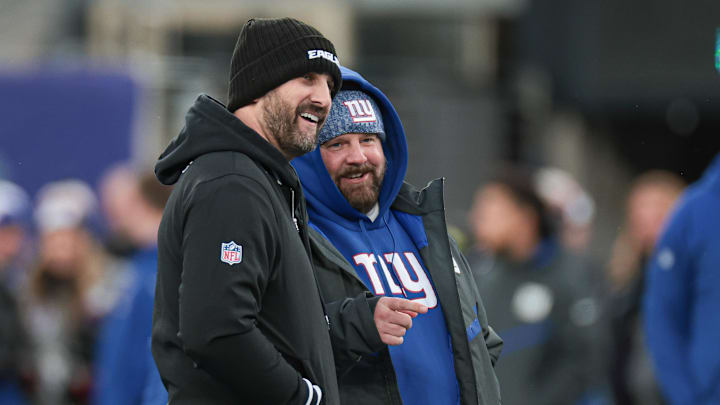 Jan 7, 2024; East Rutherford, New Jersey, USA; Philadelphia Eagles head coach Nick Sirianni with