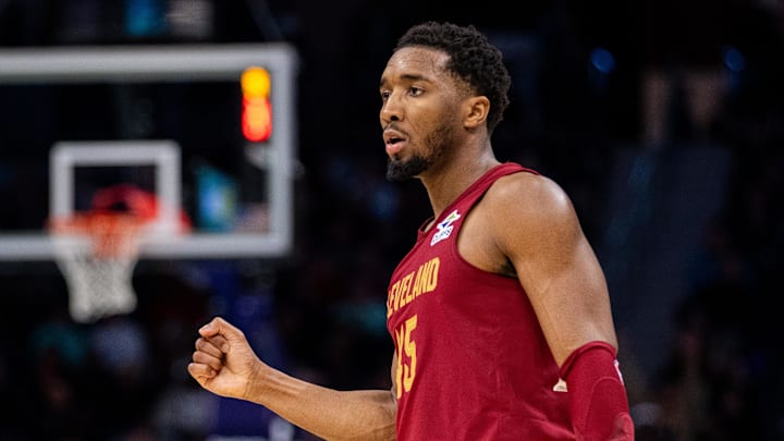 Cleveland Cavaliers guard Donovan Mitchell.