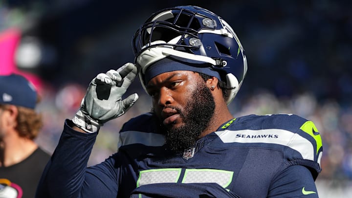 Anthony Bradford of the Seattle Seahawks