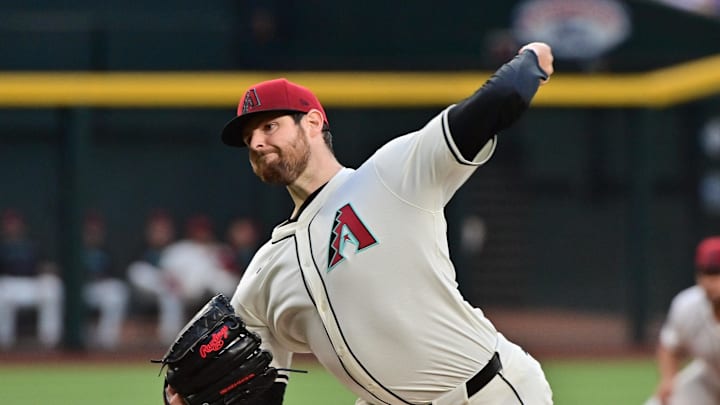 May 1, 2024; Phoenix, Arizona, USA;  Arizona Diamondbacks pitcher Jordan Montgomery (52) 