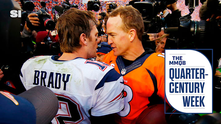 Tom Brady and Peyton Manning played against each other 17 times during their legendary runs. 