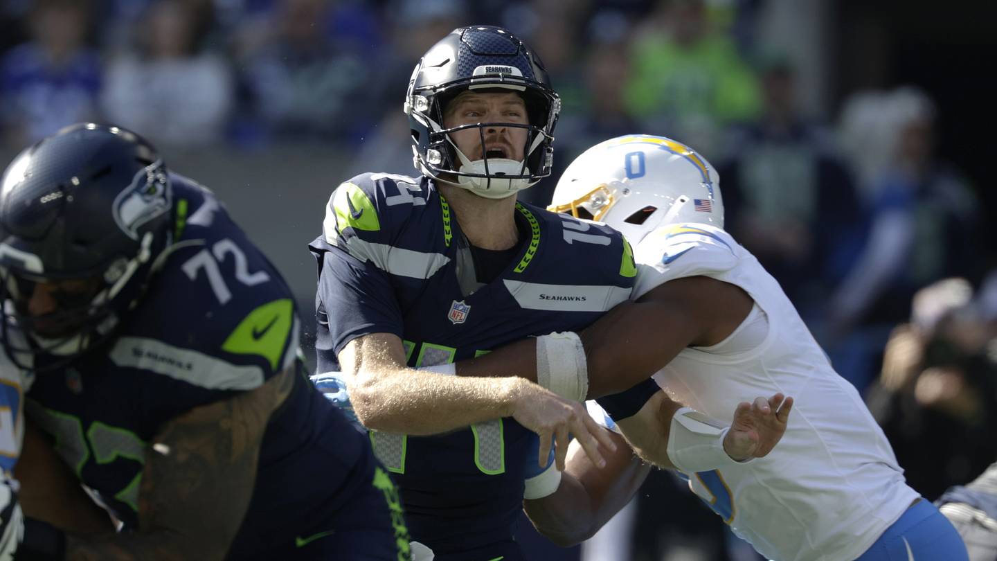 Seahawks’ QB Sam Darnold Not Quite Out of the Turnover Business