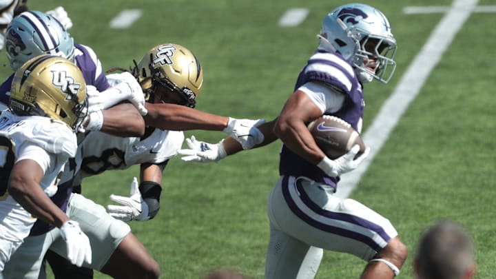 Kansas State Wildcats running back Dylan Edwards 
