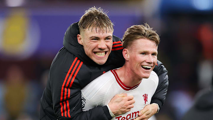 The Great Dane and Flying Scotsman are all smiles at the full time whistle 