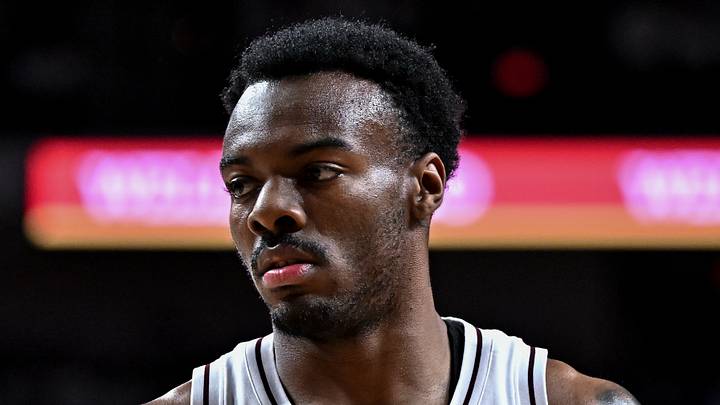 Jan 21, 2026; College Station, Texas, USA; Texas A&M Aggies guard Jacari Lane (5) looks on during the first half against the Mississippi State Bulldogs at Reed Arena. Mandatory Credit: Maria Lysaker-Imagn Images Jan 21, 2026; College Station, Texas, USA; Texas A&M Aggies guard Jacari Lane (5) looks on during the first half against the Mississippi State Bulldogs at Reed Arena. Mandatory Credit: Maria Lysaker-Imagn Images