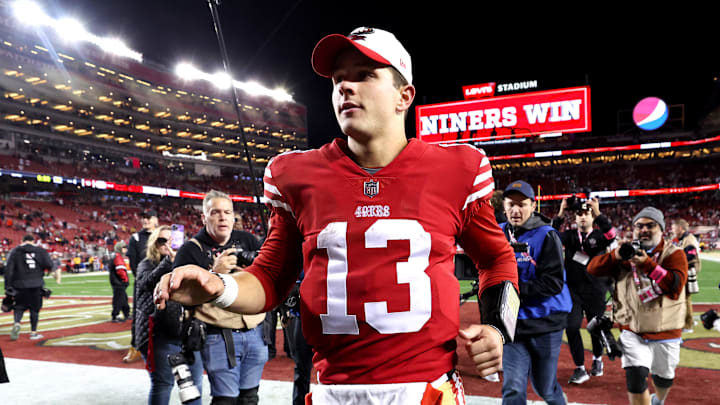 San Francisco 49ers quarterback Brock Purdy (13)