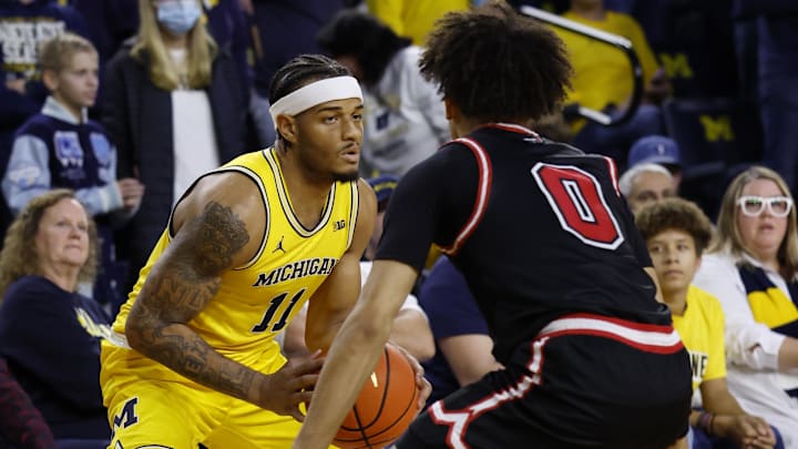 Michigan Wolverines men's basketball guard Roddy Gayle Jr. Michigan Wolverines men's basketball guard Roddy Gayle Jr.