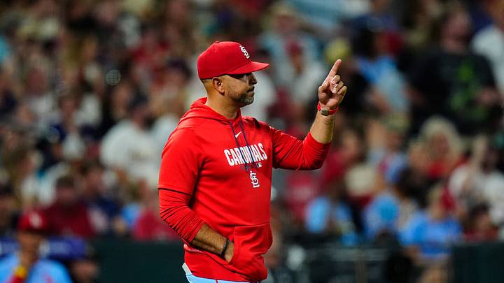 Sep 5, 2026; Denver, Colorado, USA; St. Louis Cardinals manager Oliver Marmol (37) calls to the dugout in the fifth inning against the Colorado Rockies at Coors Field. Mandatory Credit: Ron Chenoy-Imagn Images Sep 5, 2026; Denver, Colorado, USA; St. Louis Cardinals manager Oliver Marmol (37) calls to the dugout in the fifth inning against the Colorado Rockies at Coors Field. Mandatory Credit: Ron Chenoy-Imagn Images