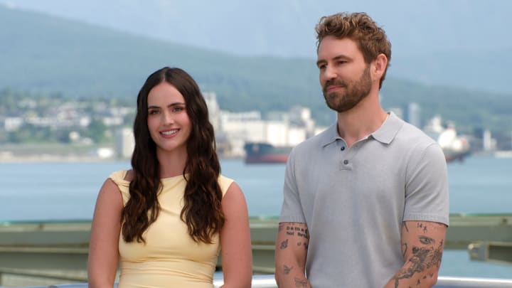 Age of Attraction. (L to R) Natalie Joy, Nick Viall in episode 104 of Age of Attraction