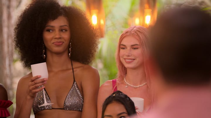 Perfect Match. (L to R) Christine Obanor, Brittan Byrd in episode 208 of Perfect Match. Cr. Courtesy of Netflix © 2024