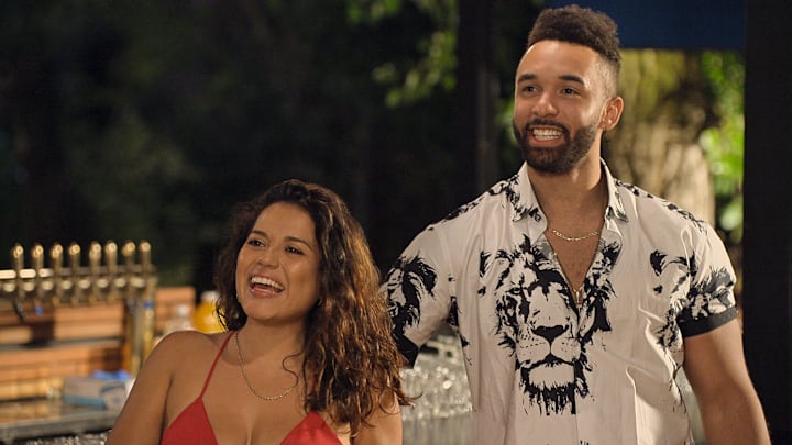 Love Is Blind. (L to R) Nancy Rodriguez, Bartise Bowden in episode 304 of Love Is Blind. Cr. Courtesy of Netflix © 2022
