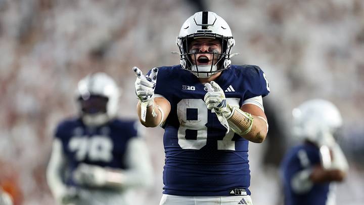 Penn State tight end Andrew Rappleyea and the Nittany Lions would still be in contention for a berth in a 24-team College Football Playoff if that format was in play this season.