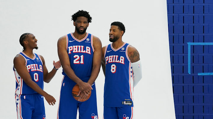 Philadelphia 76ers, Tyrese Maxey, Joel Embiid, Paul George