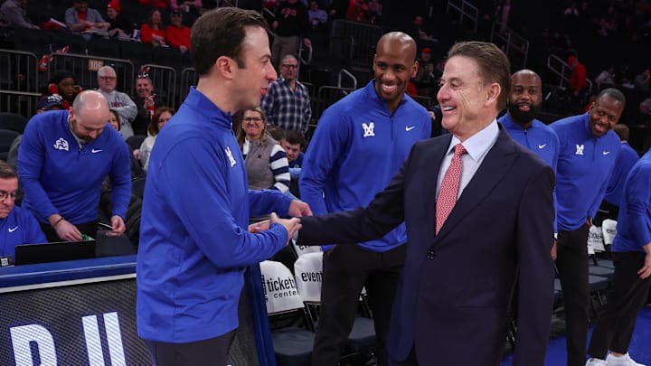 St. John's head coach Rick Pitino moved into third-place all-time in career wins after beating his son Richard's Xavier squad for second time in less than three weeks.