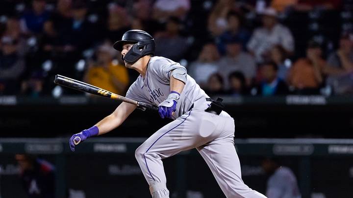 Colorado Rockies infielder Charlie Condon 