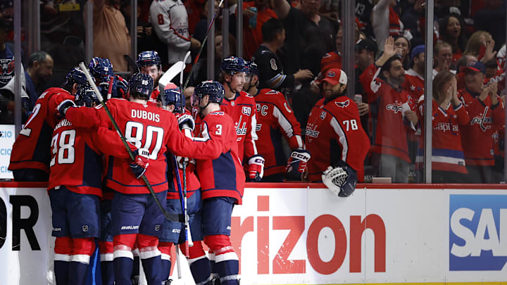 Connor McMichael, Washington Capitals Mandatory Credit: Geoff Burke-Imagn Images