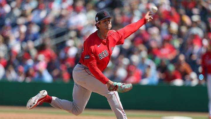 Mar 19, 2023; Clearwater, Florida, USA; Boston Red Sox pitcher Brendan Cellucci (78) throws a pitch against the Philadelphia Phillies in the fifth inning at BayCare Ballpark. Mandatory Credit: Nathan Ray Seebeck-USA TODAY Sports Mar 19, 2023; Clearwater, Florida, USA; Boston Red Sox pitcher Brendan Cellucci (78) throws a pitch against the Philadelphia Phillies in the fifth inning at BayCare Ballpark. Mandatory Credit: Nathan Ray Seebeck-USA TODAY Sports