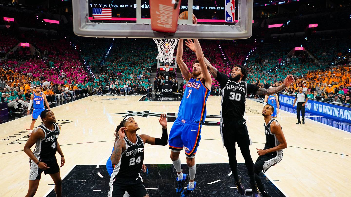 OKC Star Big Man Finding Groove Against Spurs as Thunder Take 2-1 Lead