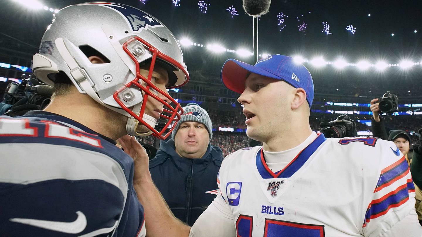 Examples of Josh Allen and Tom Brady connection continue to circulate ...