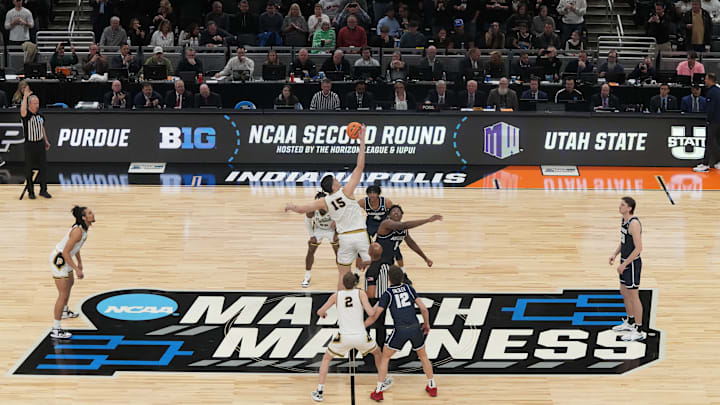 Utah State vs. Purdue in the NCAA tournament