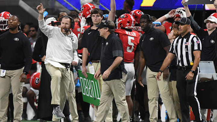 COLLEGE FOOTBALL: NOV 28 Invesco QQQ Atlanta Gridiron Classic Georgia vs Georgia Tech