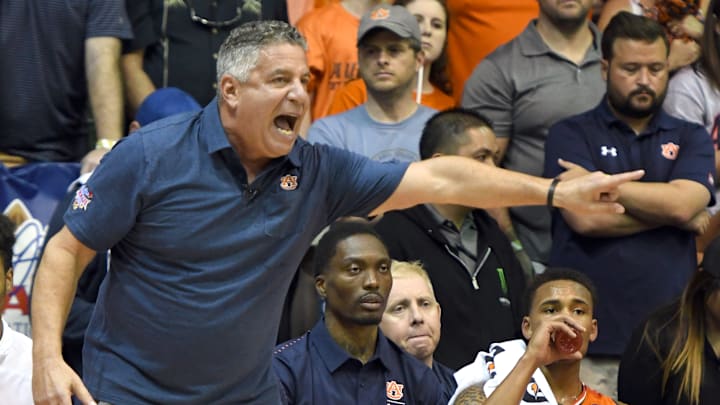 Auburn v Duke; Bruce Pearl coaches against the Duke basketball program