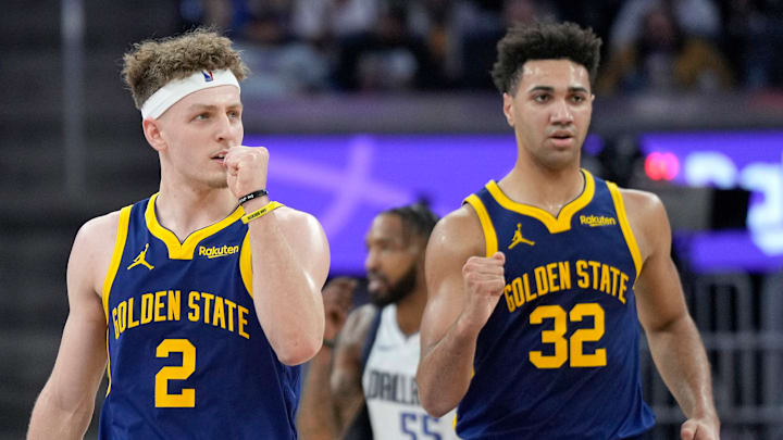 Brandin Podziemski and Trayce Jackson-Davis, Golden State Warriors