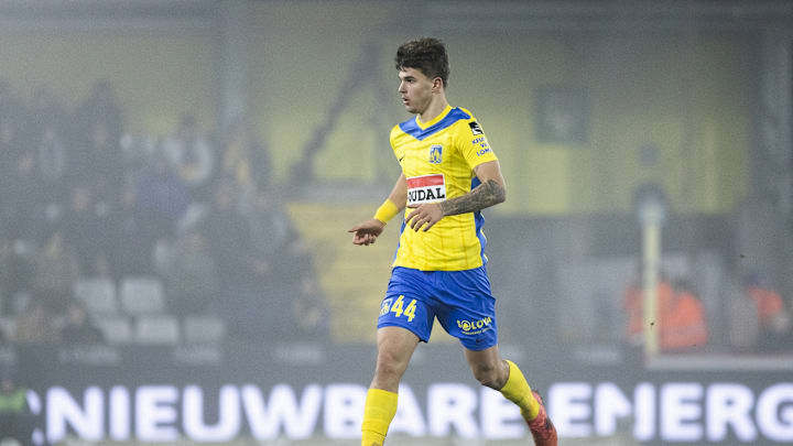 Luka Vuskovic in action for Westerlo